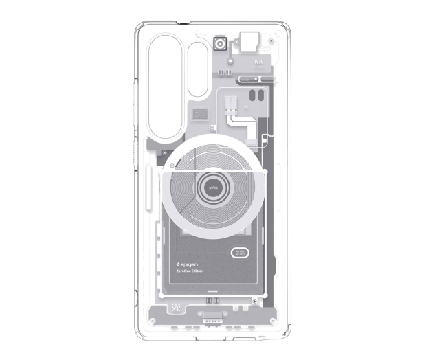SPIGEN Ultra Hybrid Mag Magsafe do Samsung Galaxy S25 Ultra Zero On ACS08958 - 1313148 - zdjęcie 3